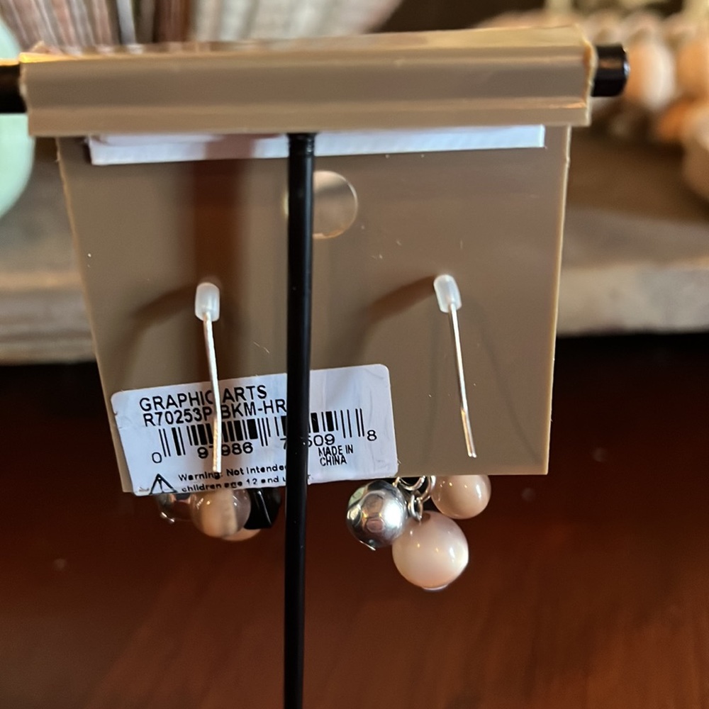 NWT Ruby Rd. Beaded Dangle Earrings - Picture 2 of 8